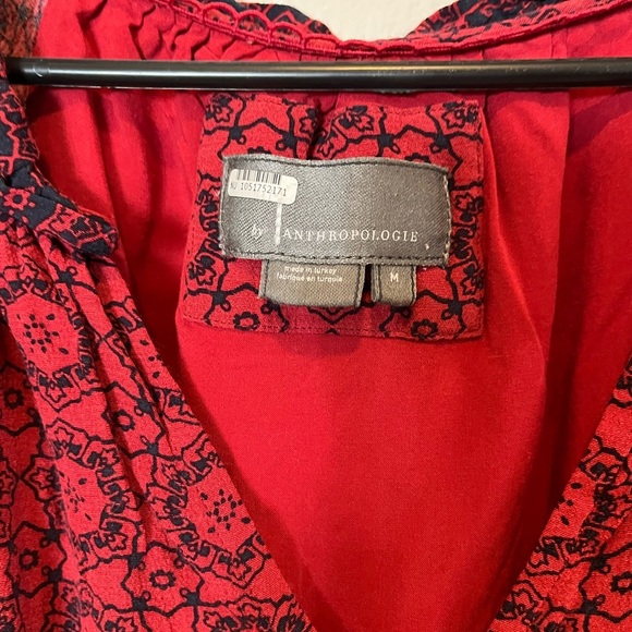 Anthropologie By Robin Tiered Dress M - Picture 6 of 7